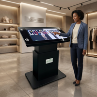 Mesa Táctil Interactiva de 55 Pulgadas con Pantalla LCD, Android/Windows, para Exposiciones y Museos
