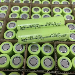 Power Battery 3.7 V Lithium 18650 INR 2000mAh 3.7v 3C Discharge Rate Rechargeable Lithium Ion Batteries Cells