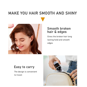 Nhãn Hiệu Riêng Khuôn Điều Khiển Cạnh Chống Xoăn Lộn Xộn Cố Định Dựa Trên Nước Thanh Sáp Vuốt Tóc Màu Đen Cho Nữ - Product Image 6