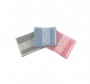 Set di Asciugamani da Bagno in Cotone 35x75cm, Rettangolari con Motivi Intrecciati, Colori Misti, per Adulti - Product Image 1