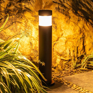 Lampadaire LED E27 pour aménagement paysager, 7W, design élégant européen, lampe de jardin - Product Image 1