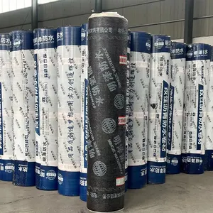 Basement Sbs Water Stop Flashing Tape Pp Pe Self Adhesive Bitumen Waterproofing Membrane Sheet Roll Material For Roofing