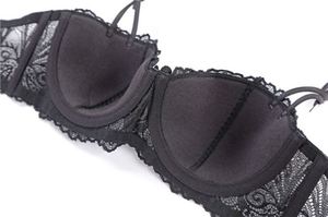 Multifuncional flor chica sujetador media taza sujetador y Panty conjunto de las mujeres Sexy Bra - Product Image 6