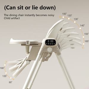 Chaises de salle à manger électriques neuves en gros d'usine, chaises berçantes pour bébés, chaises hautes pliables pour chambre, cuisine, enfants - Product Image 4