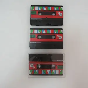 Cetakan Kustom Kotak Plastik Kreatif Pita Magnetik Kapasitas Penuh USB Flash Drivers Cassette Tapes Pen Drives USB