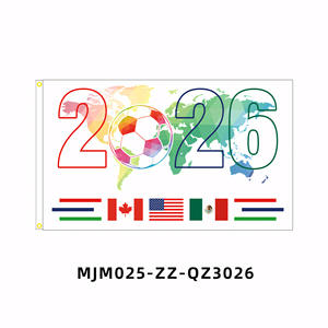 Bandiera della Coppa <span class=keywords><strong>del</strong></span> Mondo di Calcio 2026, 3x5 piedi, Doppia Cucitura, per Esterni e Interni - Product Image 4