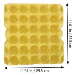 Bandeja de Papel Biodegradable y Ecológica para 30 Huevos, Bandeja de Cartón para Huevos de Fibra de Pulpa - Product Image 3