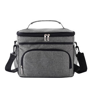 Bolsa térmica duradera personalizada para el almuerzo, lona de algodón ecológica, bolsa de compras portátil OEM, bolsa térmica para alimentos, bolsa térmica <span class=keywords><strong>Jumbo</strong></span> - Product Image 5
