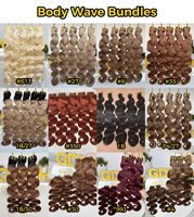 100% Extensions de trame de cheveux vierges non transformés 30 pouces brut vietnamien 613 miel blond couleur vague de corps faisceaux de cheveux humains