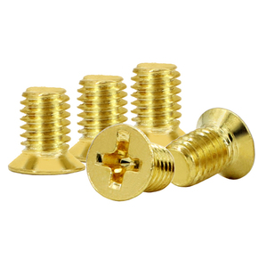 Viti a <span class=keywords><strong>testa</strong></span> piatta Phillips in acciaio al carbonio con finitura dorata M4 <span class=keywords><strong>M5</strong></span>, bulloni svasati a croce per ferramenta per mobili - Product Image 3