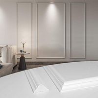 Moldura de Techo de Alta Calidad, Diseño Moderno, Decoración de Pared de Poliestireno, Ligera, Duradera y Ecológica para Hoteles