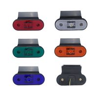 Feux de position latéraux multifonctions 24V pour camions, très vendus, LED, étanches IP67, multicolores, installation facile, marque DQ, DQSD-394