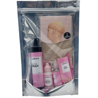 Produits avec logo personnalisé Mini perruque durable sans colle Kits de soins de maquillage avec tout neuf de haute qualité