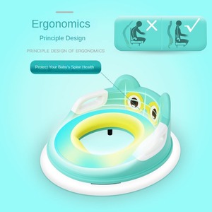 Siège de toilette d'apprentissage pour tout-petits avec coussin antidérapant grand format et marchepied – Entraîneur de toilette sécurisé pour bébés garçons et filles - Product Image 3