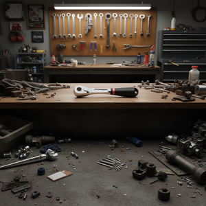 ประแจวงล้อขนาด 237 1/4 นิ้ว พร้อมด้ามจับสีดำ สำหรับซ่อมเครื่องจักรกล - Product Image 3