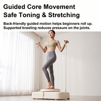 Macyo Reformer de Pilates pliable, appareil de gym multifonctionnel pour la maison, machine d'étirement, planche torsionnelle, étireur de jambes, équipement d'exercice abdominal