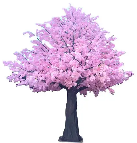 屋内屋外緑のための天然木のリアルな桜人工樹木シミュレーション