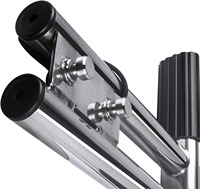 [En stock aux États-Unis] Échelle télescopique en acier inoxydable 304 à 4 marches pour ponton, plongée, pêche, yacht, bateaux, fournitures marines
