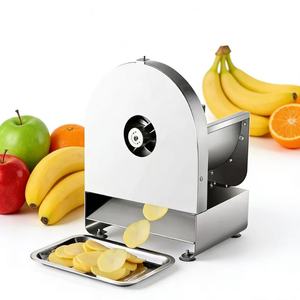 Machine à découper les bananes et les légumes en acier inoxydable de qualité commerciale, en vente - Product Image 1