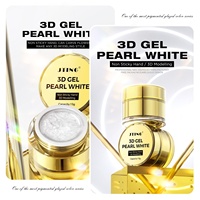 OEM personnalisé 15g perle blanche fleur de papillon 3D gel de sculpture en satin vernis à ongles non collant gel de modélisation d'art d'ongle