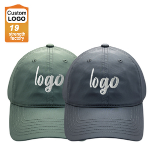 Gorras Deportivas Heycap <span class=keywords><strong>de</strong></span> Poliéster para Béisbol y Golf, <span class=keywords><strong>de</strong></span> Buena Calidad, Bordadas, Impermeables, con Visera Curva Suave, Logotipo Personalizado para Hombre - Product Image 1