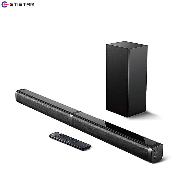 2023 Hot Selling 40W Output Bluetooth Detachable Sound Bar Speaker Home Theatre System 2.1 Tv SoundBar for Sound Cinema Speaker