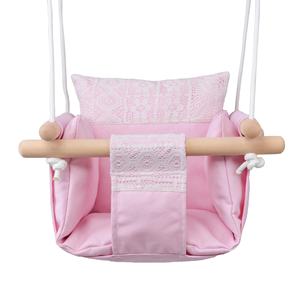 Suave del cojín del respaldo y cuerda PE niños clásico bebé lona colgando Swing asiento niño seguro interior <span class=keywords><strong>de</strong></span> tela bebé - Product Image 6