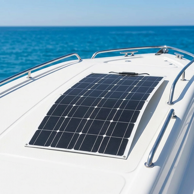 100W PERC Monocrystalline Flexible Solar Panel 23% Efficiency Lightweight Waterproof for Portable Camping RV Off-Grid