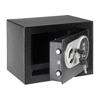 Caja Fuerte Electrónica de Alta Seguridad con Código, Caja Fuerte Digital de Acero Laminado en Frío Anti-perforación y Anti-arranque para Hogar, Hotel, Oficina