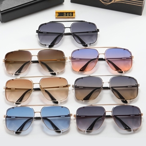 Gafas de Sol Steampunk de Alta Calidad de Diseñador de Marca de Lujo para Hombre, Lentes de Sol Grandes de Metal con Parte Superior Plana - Product Image 3