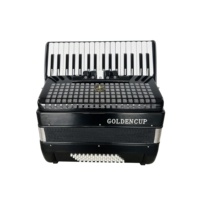 SEASOUND Professional 60-Bass 5-Registers Accordion 34-Button Black Celluloid Piano Keyboard JP3460 OEM Chromatic Instrument