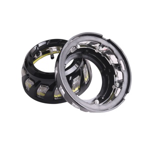 SANVI New Fashion 3 Inch Car <b>Projector</b> Lens Shrouds Cover for Bi <b>Led</b> Lens <b>Projector</b> Car Light Shrouds - Product Image 2