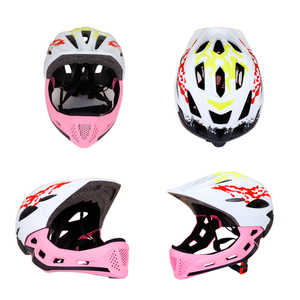 <span class=keywords><strong>Desmontable</strong></span> Full Face Kids Niños BMX bicicleta kick scooter Bicicleta Niños Cascos de bicicleta con protector de barbilla - Product Image 3