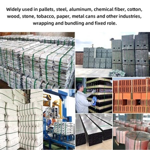 Cuộn băng buộc hàng nhựa PET nguyên sinh 100%, chất lượng máy ép nổi, màu xanh lá, khổ 16MM - Product Image 6