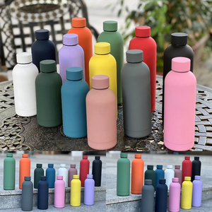 Tùy Chỉnh Đôi Tường Chân Không Cách Nhiệt Thép Không Gỉ Tumbler Mat Kết Thúc Flask Uống Chai Nước Với Nắp - Product Image 5