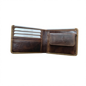 Portefeuille court en cuir véritable imperméable pour homme, personnalisé, BS INTERNATIONAL, mode, broderie étoile, décoration lettres, ouverture 7/6 - Product Image 5