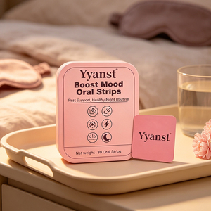 Tiras Orales para Mejorar el Estado de Ánimo, 30 Unidades, a Base de Plantas, Aptas para Veganos, Apoyo para el Descanso, Relajación, Alivio del Estrés, Rutina Nocturna Saludable, OEM/ODM - Product Image 3