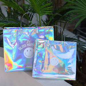 Sac fourre-tout pliable en film PP avec revêtement design mode, laminé, haute qualité, écologique, couleur personnalisée, pour femme - Product Image 1