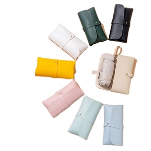 Parapluie de poche mini pliable compact OEM résistant aux UV pour femme, avec sac, fourni directement par l'usine - Product Image 1