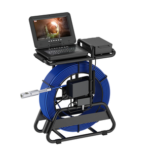 Cống thoát nước kiểm tra đường ống máy ảnh bánh xích Đầu <span class=keywords><strong>robot</strong></span> với bộ định vị độ sâu 10.1 inch màu 100M tự san phẳng - Product Image 4