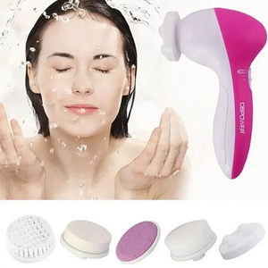 Cepillo eléctrico para lavado de cara 5 en 1, Facial cepillo de limpieza, limpiador Facial de silicona, cepillo de limpieza Facial para mujeres y hombres, limpieza profunda de la piel - Product Image 4