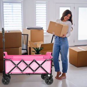 Chariot de jardin pliable compact et robuste pour l'extérieur, la plage et le camping - Product Image 5