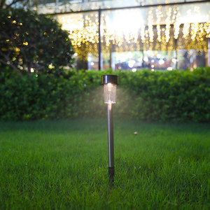 Lámpara solar de jardín Hejia HJ002B47 de 365 mm, LED, para exteriores, para césped, paisaje, patio. - Product Image 1