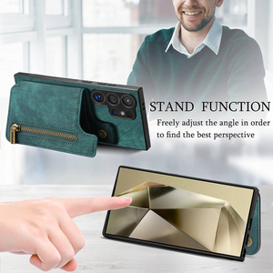 Custodia protettiva antiurto per telefono in pelle sintetica a scatto magnetico per <span class=keywords><strong>Samsung</strong></span> Galaxy S25Ultra - Product Image 3