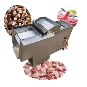 Máquina cortadora de carne de alta productividad Puerto de Savannah tocino rebanadora automática olla caliente máquina rebanadora de carne congelada