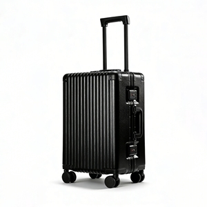 Valise de cabine rigide en PC durable, sans fermeture éclair, 20 pouces, 4 roues pivotantes à 360°, poignée télescopique - Product Image 1