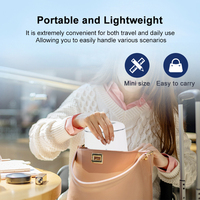 Smile Find CE OEM Couleurs personnalisées 200ml Mini Pod dentaire portable domestique en acier inoxydable pour nettoyage UV des aligneurs et des retainers Ultra