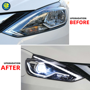 YU GUANG untuk Aksesoris Mobil Nissan Sylphy Lampu Depan 2016 2021 Lampu Siang Hari Upgrade Plug and Play Lampu LED - Product Image 3