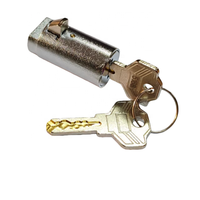 Serrure cylindrique sans clé à code pour armoire et distributeur automatique, en alliage de zinc chromé brillant, norme ANSI Grade 2, entraxe 60 mm