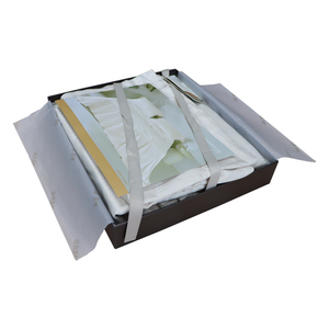 Custom Logo Lid and Base <strong>Boxes</strong> for Bedding Set Clothes Packaging Box with Ribbon - Product Image 5